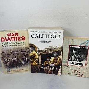 3 Lot Gallipoli - War Diaries: A Chaplain at Gallipoli Kenneth Best, Gallipolix2 - Picture 1 of 10