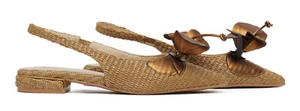 EXE 810 SONIA SANDALI SCARPE DONNA FIBBIA CINTURINO ALLA CAVIGLIA FIORE BRONZE - Imagen 1 de 3