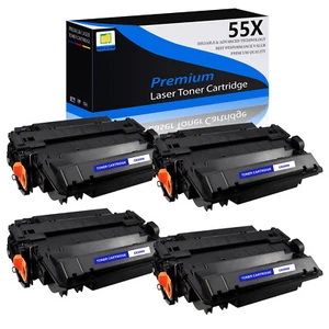 4PK CE255X 55X Toner Cartridge For HP LaserJet P3010 P3015 P3015d P3015dn  - Bild 1 von 14