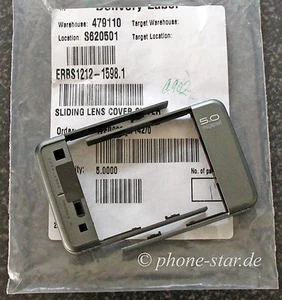 ORIGINAL SONY ERICSSON C902 APPAREIL PHOTO COULISSANT COUVERTURE SLIDE LENS COVER ARGENT NEUF - Photo 1/1