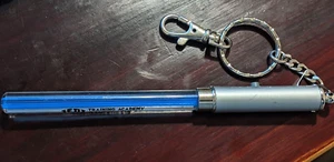 Disney Jedi Training Academy Star Wars Light Saber Keychain Lights-Up Blue - Picture 1 of 6