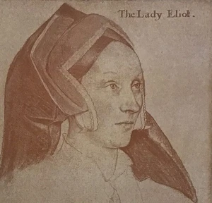 Holbein La Dama Eliot Fotograbado 1903 Masters in Art Plate III Castillo de Windsor - Imagen 1 de 3