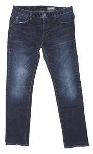 Aeropostale Low-Rise Slim Straight blaue Herrenjeans Größe 32-33Wx31,5L - Bild 1 von 6
