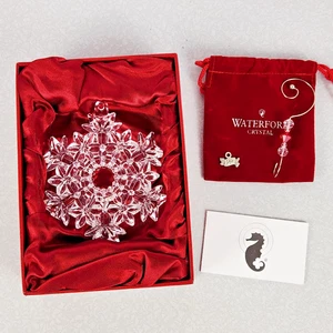Waterford Crystal 2007 Snowflake Ornament #142768 with Box & Hanger Christmas - Picture 1 of 10