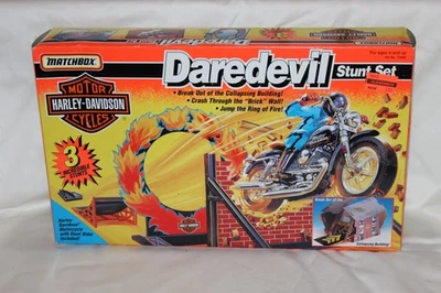 JUEGO DE ACROBACIAS MATCHBOX HARLEY DAVIDSON DAREDEVIL NUEVO SELLADO DE FÁBRICA Foto 1 de 4