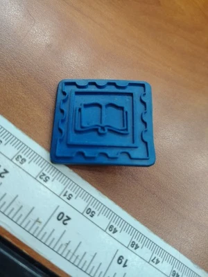 Vintage Blues Clues Mailbox 1998 case collectible Viacom Box Toy : SINGLE STAMP - Image 1 of 3