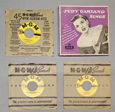 Judy Garland Sings - 7" - MGM Record Vinyl 45 RPM Box Set - Image 1 of 4