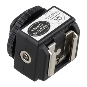 Hot Shoe Converter Adapter PC Sync Port Kit For Flash To For Canon-Camera New - Picture 1 of 12