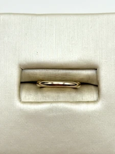 GOLD 10KT YELLOW GOLD 1.7 mm BAND BABY RING 0.61g - Picture 1 of 12