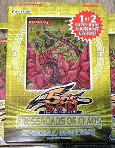 YUGIOH CROSSROADS OF CHAOS SPECIAL EDITION (3 BOOSTER PACKS) - FACTORY SEALED  - Picture 1 of 3
