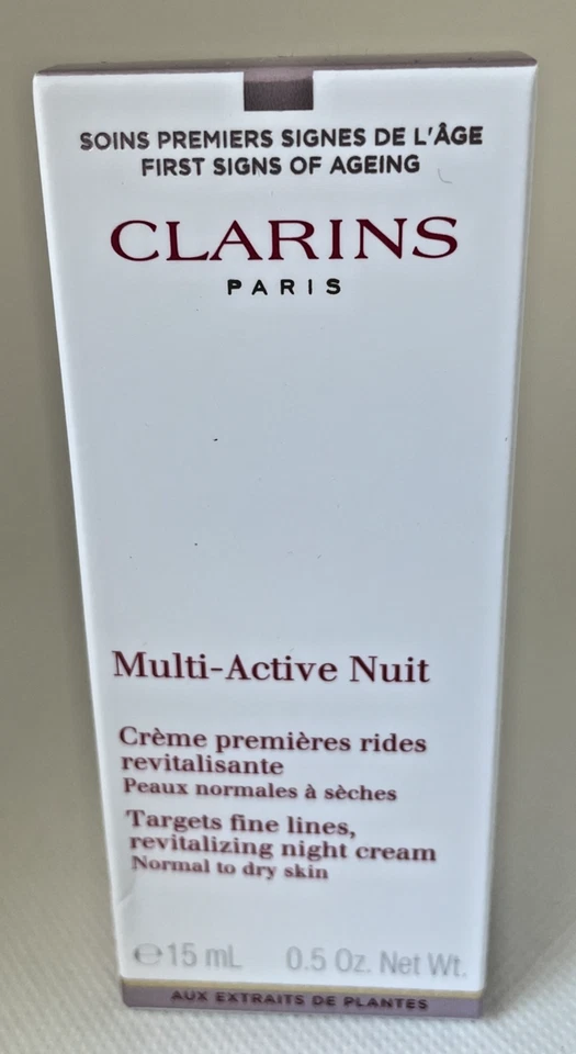 Clarins  Multi-active Nuit Targets fine lines, revitalizing Night Cream NIB - Image 1 of 1