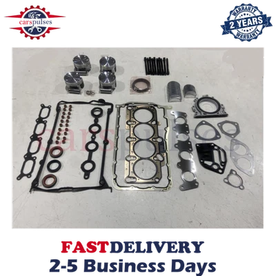 Kit de revisión de cojinetes de sellos de pistones de motor para VW Jetta Golf AUDI A4 TT 1.8T AUM Foto 1 de 4