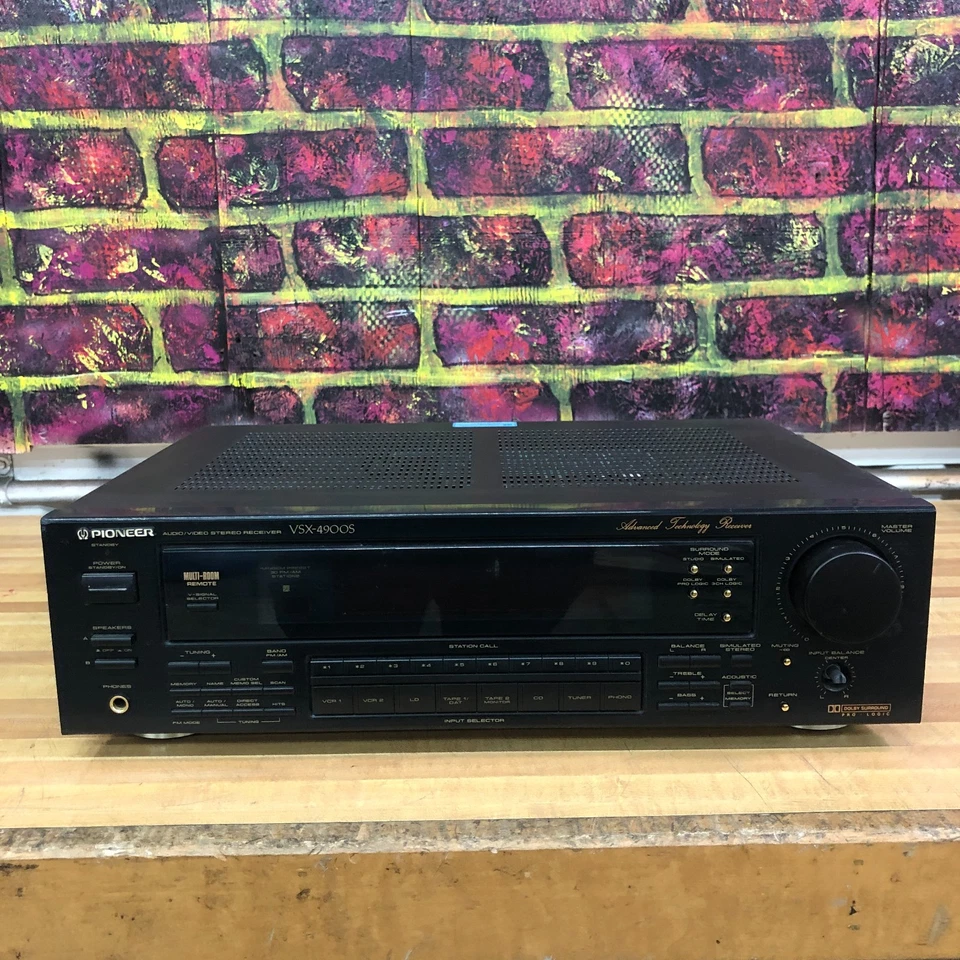 VTG PIONEER VSX-4900S Receiver, Dolby Pro Logic 5ch, No Remote Tested From Japan - Image 1 of 4