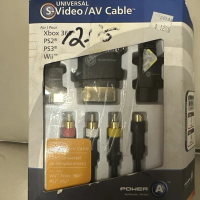 PowerA Universal S-Video/AV Cable - Image 1 of 2