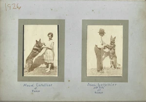 1926 4 PHOTO. DE MAUD & JEAN (DIT FIFI) LETELLIER-AU LARGE DE BORDEAUX LA BAIE D - Picture 1 of 3