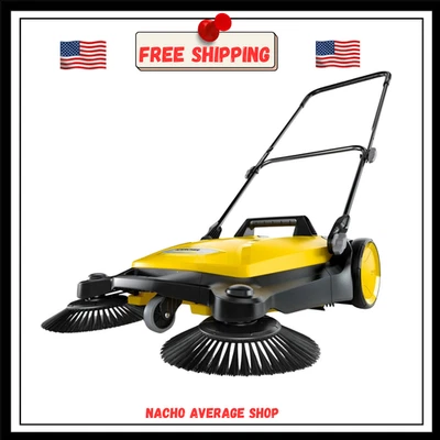 Karcher Outdoor Sweeper S 4 Twin, 5.25 Gal, Driveway, Garage, Sidewalk - Image 1 of 4