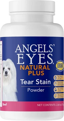 ANGELS' EYES NATURAL plus prevención de manchas de lágrimas en polvo de carne para perros | Todas las razas Foto 1 de 4