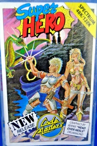 SINCLAIR ZX SPECTRUM -- SUPER HERO (CODEMASTERS) - Picture 1 of 2