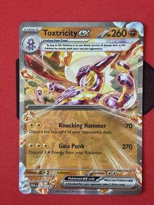 Toxtricity EX 100/182 Sv04: Paradox Rift (Pokemon TCG) - Image 1 of 2