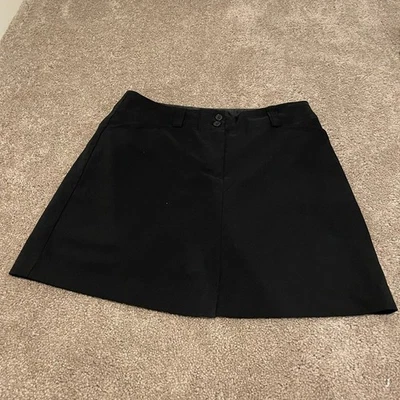 Black Mini Skirt, Classic A-Line, Versatile Style, Everyday Wear - Image 1 of 4