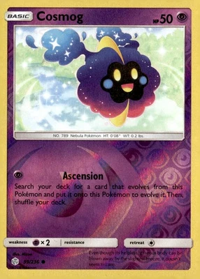 Cosmog - Common Reverse Holo SM - Cosmic Eclipse 99/236 Pokémon TCG - Image 1 of 2