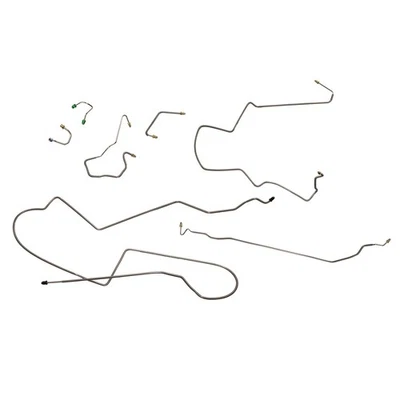 Комплект тормозной магистрали полные трубы силовой диск 1984-87 Pontiac Fiero нержавеющая сталь 7 шт. - Изображение 1 из 4