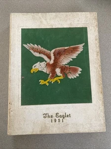 1951  Clarksdale High School Yearbook Missouri  The Eaglet NO WRITING - Picture 1 of 4
