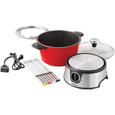The Rock Fondue 13PC Set - 3L - Nestable Components - Quick Release Magnetic ... - Image 1 of 4