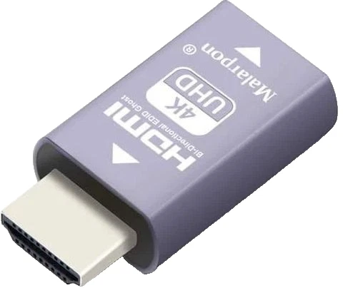 (2 Pack) Hdmi Edid Emulator Passthrough 3rd Generrtion Aluminum HDMI EDID 4K-3P - Image 1 of 1