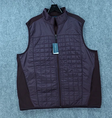 Perry Ellis Vest Men's XLT Full Zip Jacket Quilted NWT - Image 1 of 4