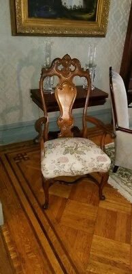 Sillón Chippendale caoba  Foto 1 de 4