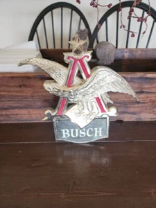 Anheuser Busch Gold Eagle Sign Plastic 230–040 Vintage Man Cave 11 Inch USA - Picture 1 of 9