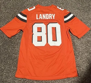 Nike NFL Cleveland Browns Jarvis Landry 80 Orange Dawg Pound Jersey Size Small - Picture 1 of 4