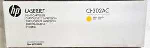 NEW Sealed Genuine Box HP CF302A 827A Yellow Toner Cartridge Color LaserJet M880 - Picture 1 of 2