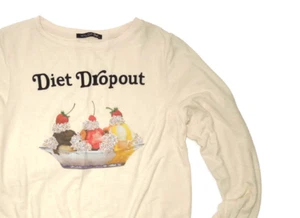 Wildfox Diet Dropout women’s cozy soft Sweatshirt - Small - loose fit - Picture 1 of 4