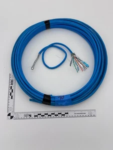 70 pies Bobina Mediabridge Cat7 LSZH a bordo 4 pares OEA. Cable Ethernet 600 MHz - Imagen 1 de 5