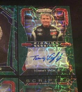 2020 Panini Prizm TOMMY VIGH JR Green Scope Prizm AUTO SP #d 6/75! - Picture 1 of 2