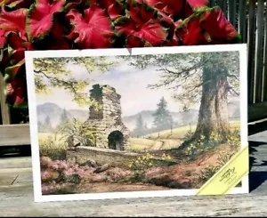 LEE ROBERSON "Legacy 1997" Ltd Ed 25x17 Great Smokie Mountains Old Chimney L@@K! - Picture 1 of 7