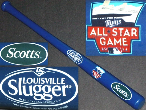 MINNESOTA TWINS~2014 ALL-STAR GAME MINI 18" NEW LOUISVILLE SLUGGER BASEBALL BAT Cover