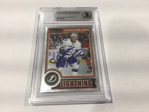 Vladislav Namestnikov Signed Autographed Card Slabbed Encapsulated Beckett COA b