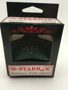 The Starr "X" Stationary Bottle Opener New in Box Metal Man Cave, Bar - GREEN - Picture 1 of 3