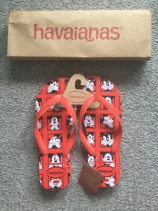Infradito donna Havaianas ufficiale Disney Topolino rosso nuovo con etichette taglia 6/7 - Foto 1 di 4