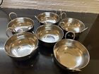 Balti Bowls - 6Pcs Stainless Steel - Serving Snacks, Nuts, Curry Dishes Size 13M