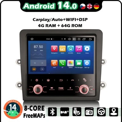 64GB Android 14 DAB+Autoradio Porsche Cayman Boxster 718 911 981 Carplay Navi 4G - Bild 1 von 4