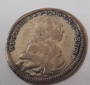 SEHR SELTEN Salzburg Graf Schrattenbach 10 Kreuzer 1768 stampsdealer - Bild 1 von 2