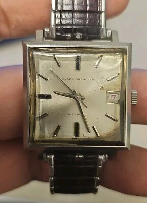 Reloj de vestir vintage Croton Nivada Grenchen Antártico años 50 - 60 funcionando Foto 1 de 4