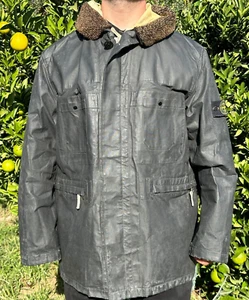 Archive Collection 1996 Rare Stone Island Laminated Weatherproof Jacket Size XL - Picture 1 of 24