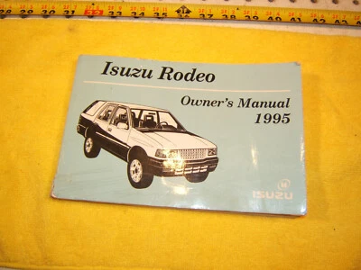 Isuzu 1995 Rodeo SUV genuino Isuzu fabricante de equipos originales 1 solo manual, impreso en EE. UU. Foto 1 de 4