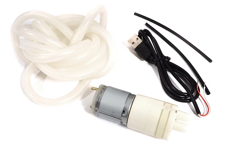 Самовсасывающий водяной насос 5 В постоянного тока 365 версия USB с силиконовой трубкой 5x8 мм для радиоуправляемых лодок - Изображение 1 из 1