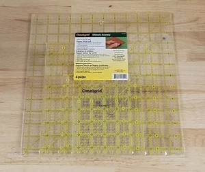 Omnigrid SQUARE RULER Value Pack 2.5"-15" Square Set of 4 Ultimate Accuracy - Picture 1 of 2